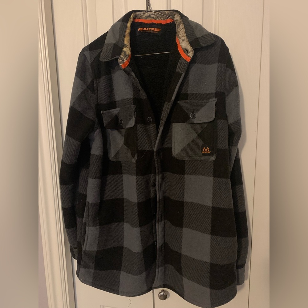Real Tree Fleece Button Up